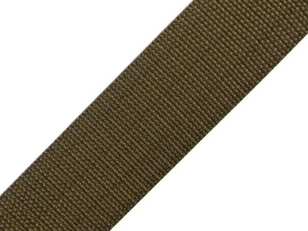 Gurtband Uni 40 mm breit Khaki